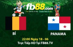 Xem trực tuyến Bỉ vs Panama tại FB88.TV