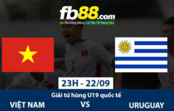 fb88-Soi kèo tỷ lệ cá cược tứ hùng quốc tế Việt Nam vs Uruguay