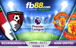 soi kèo bournemouth vs man united