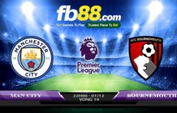 fb88-Soi kèo cá cược Man City vs Bournemouth