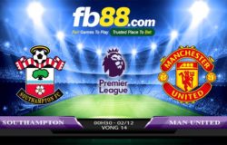 fb88-Soi kèo cá cược Southampton vs Man United