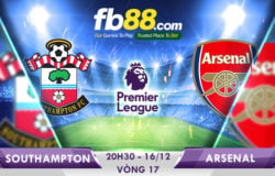 fb88-Soi kèo cá cược ngoại hạng anh Southampton vs Arsenal