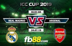 fb88-Soi kèo Real Madrid vs Arsenal ICC Cup 2019