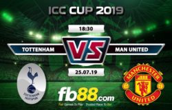 fb88-Soi kèo cá cược bóng đá Tottenham vs Manchester United ICC VCup 2019