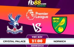 fb88-soi kèo Crystal Palace vs Norwich