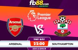 fb88-soi kèo Arsenal vs Southampton