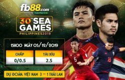 fb88-phân tích tỷ lệ kèo Việt Nam vs Thái Lan sea games 2019