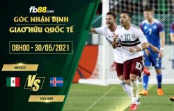 fb88-thông số trận đấu Mexico vs Iceland