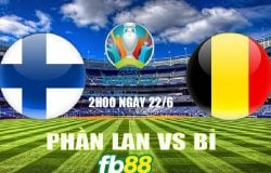 Phần Lan vs Bỉ Euro 2020