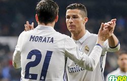 Cristiano Ronaldo vào thay Alvaro Morata