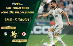 fb88-soi kèo Legia Warszawa vs Slavia Praha