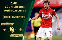 fb88-soi kèo Spartak Moscow vs Benfica