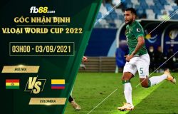 fb88-soi kèo Bolivia vs Colombia