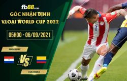 fb88-chi tiết kèo trận đấu Paraguay vs Colombia