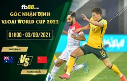 fb88-thông số trận đấu Uc vs Trung Quoc