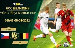 Fb88 soi kèo trận đấu Bỉ vs CH Séc 06-09-2021