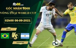 Fb88 soi kèo trận đấu Brazil vs Argentina