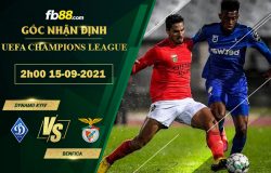 Fb88 soi kèo trận đấu Dynamo Kyiv vs Benfica