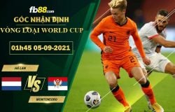 Fb88 soi kèo trận đấu Hà Lan vs Montenegro 05-09-2021