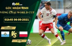 Fb88 soi kèo trận đấu San Marino vs Ba Lan