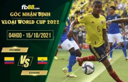 fb88-soi kèo Colombia vs Ecuador