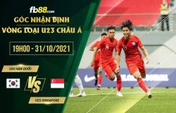 fb88-soi kèo U23 Han Quoc vs U23 Singapore