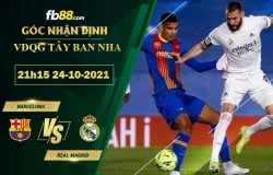 Fb88 soi kèo trận đấu Barcelona vs Real Madrid