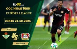 Fb88 soi kèo trận đấu Betis vs Leverkusen