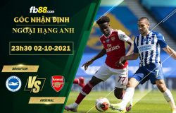 Fb88 soi kèo trận đấu Brighton vs Arsenal