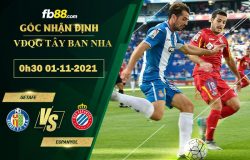 Fb88 soi kèo trận đấu Getafe vs Espanyol