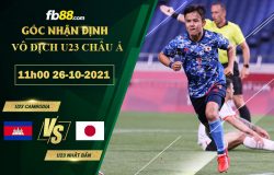 Fb88 soi kèo trận đấu U23 Nhật Bản vs U23 Cambodia