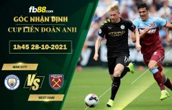 Fb88 soi kèo trận đấu West Ham vs Man City