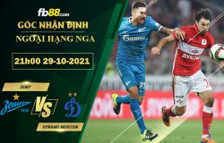 Fb88 soi kèo trận đấu Zenit vs Dynamo Moscow