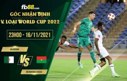 fb88-soi kèo Algeria vs Burkina Faso