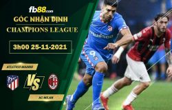 Fb88 soi kèo trận đấu Atletico Madrid vs AC Milan