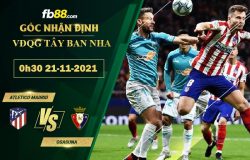 Fb88 soi kèo trận đấu Atletico Madrid vs Osasuna