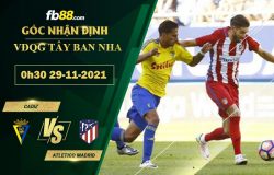 Fb88 soi kèo trận đấu Cadiz vs Atletico Madrid