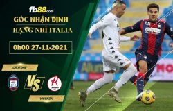 Fb88 soi kèo trận đấu Crotone vs Vicenza