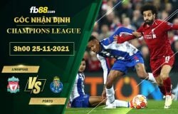 Fb88 soi kèo trận đấu Liverpool vs Porto