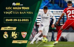 Fb88 soi kèo trận đấu Real Madrid vs Sevilla