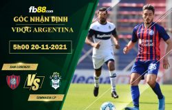 Fb88 soi kèo trận đấu San Lorenzo vs Gimnasia LP