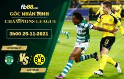 Fb88 soi kèo trận đấu Sporting CP vs Dortmund