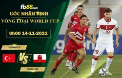 Fb88 soi kèo trận đấu Thổ Nhĩ Kỳ vs Gibraltar