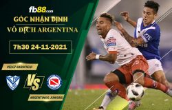 Fb88 soi kèo trận đấu Velez Sarsfield vs Argentinos Juniors