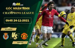 Fb88 soi kèo trận đấu Villarreal vs Man Utd