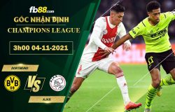 Fb88 bảng kèo trận đấu Dortmund vs Ajax