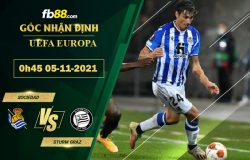 Fb88 soi kèo trận đấu Sociedad vs Sturm Graz