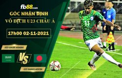 Fb88 soi kèo trận đấu U23 Saudi Arabia vs U23 Bangladesh