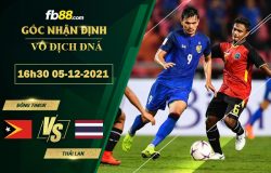 Fb88 soi kèo trận đấu Đông Timor vs Thái Lan