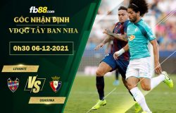 Fb88 soi kèo trận đấu Levante vs Osasuna